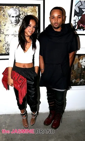 Karen Bystedt Collaborations with Chris Brown at Andy Goes Street Art Show on November 15, 2014