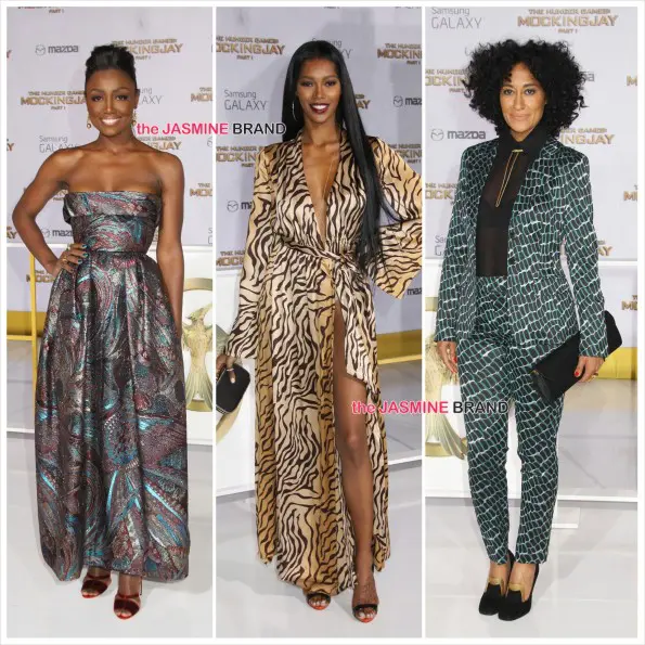 Patina-Jessica White-Tracee Ellis Ross-The Hunger Games Mockingjay Part 1-the jasmine brand