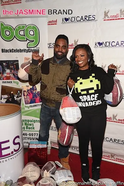 Todd Tucker-Kandi Burruss-C.A.R.E.S Season of Blessings