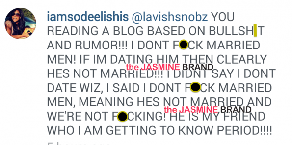 Deelishish-Defends Dating Wiz khalifa-the jasmine brand