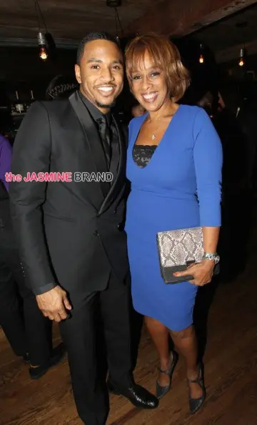 Gayle King-Trey Songz-Hosts 30th Birthday Dinner-the jasmine brand