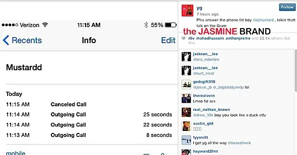 Instagram Beef-YG-DJ Mustard-the jasmine brand