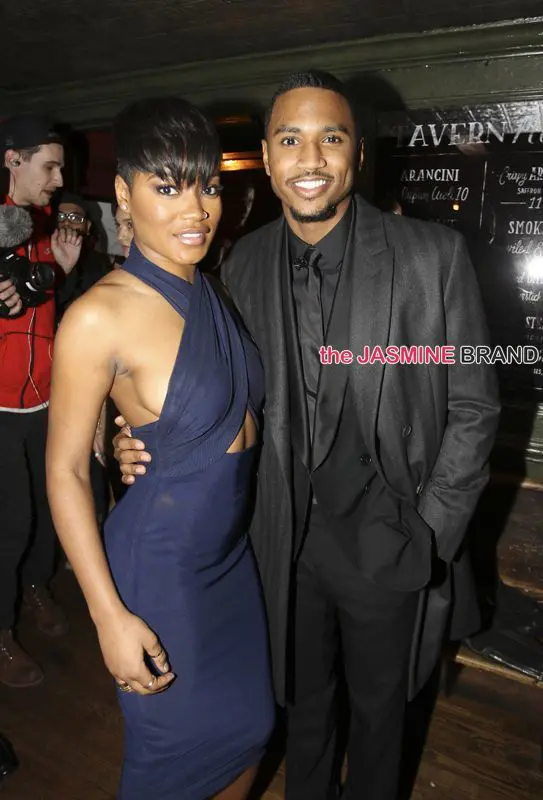 KeKe Palmer-Trey Songz-Hosts 30th Birthday Dinner-the jasmine brand
