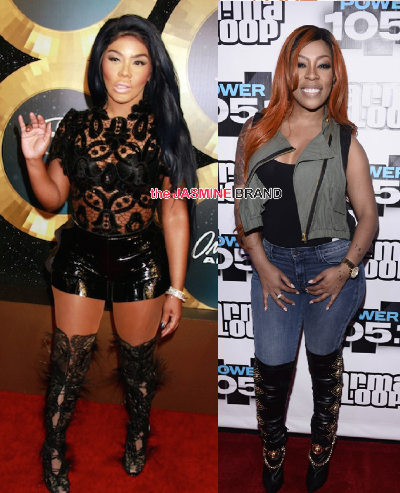Lil Kim-Blasts KMichelle-Insecure-Pathological Lying-Psycho-the jasmine brand