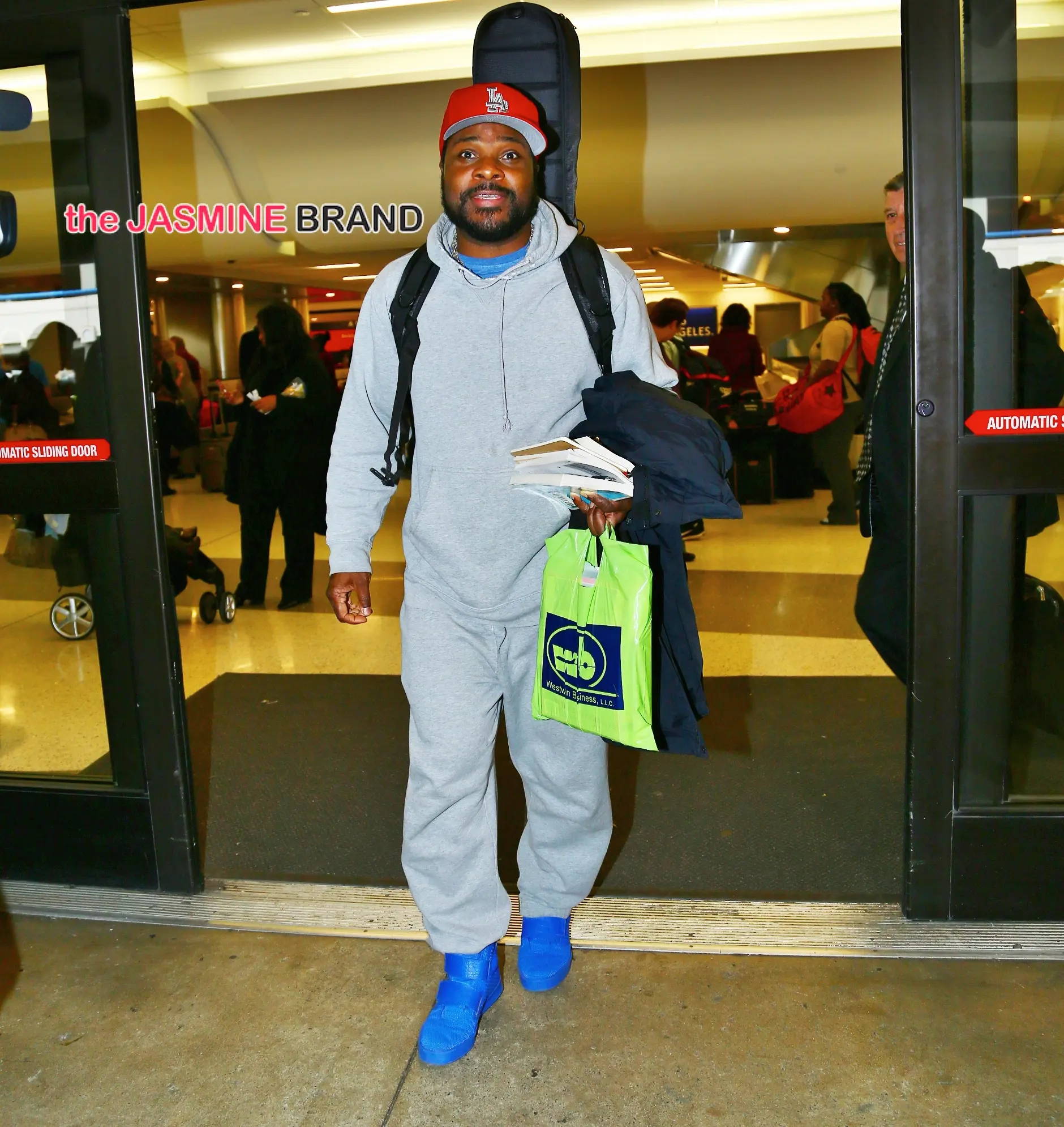 Malcolm Jamal Warner at LAX