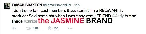 Tamar Braxton vs Kenya Moore-the jasmine brand