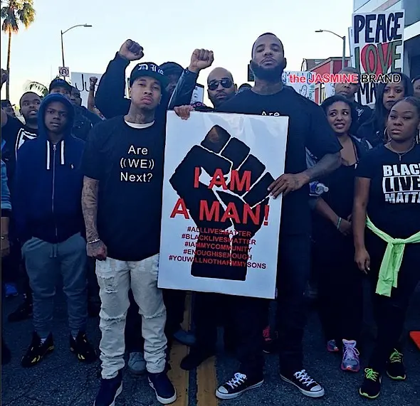 Tyga-The Game-Millions March LA-the jasmine brand