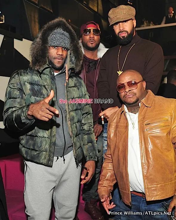 lebron james-jeezy-kenny burns-gold room atlanta-the jasmine brand