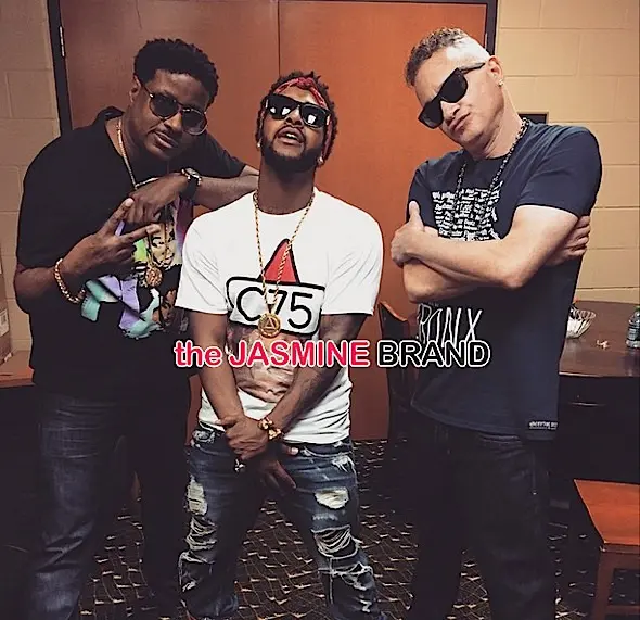 omarion poses with kid n play-the jasmine brand