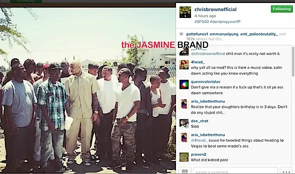 chris brown reacts-tyson beckford-karrueche-the jasmine brand