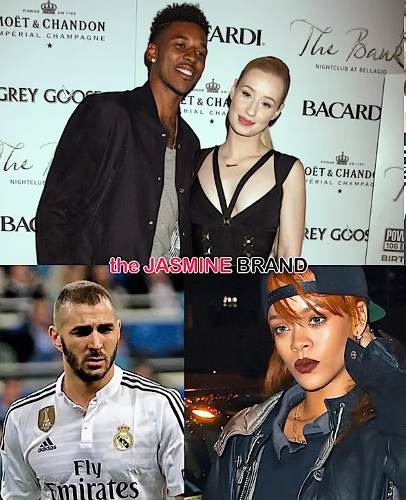 iggy allegedly pregnant by nick young-rihanna dating soccer player karim-the jasmine brand