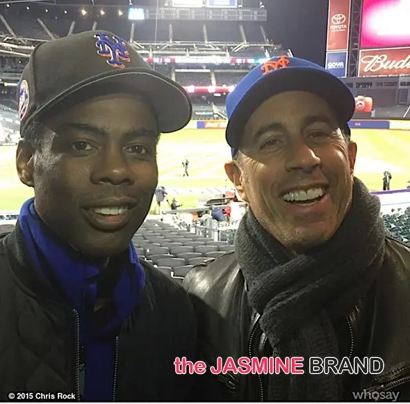 Chris Rock-Jerry Seinfield-METS game-the jasmine brand