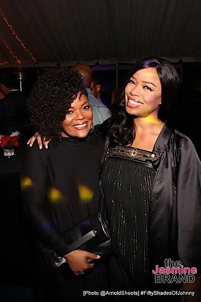 BELL AIR, CA - MAY 22: Actors Yvette Nicole Brown and Jill Jones seen at Johnny Gill's 50TH Birthday Party on Sunday May 22, 2016 at a private residence in Bell Air, CA. (Photo by Arnold Turner/ATA)