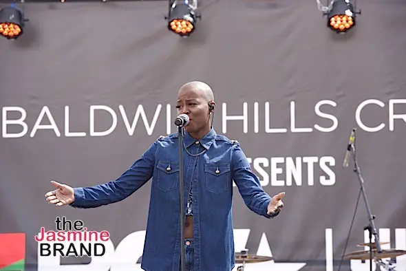 LOS ANGELES, CA - JUNE 18: Singer V. Bozeman performs at the 2016 BET Experience at Baldwin Hills Crenshaw Plaza on June 18, 2016 in Los Angeles, California. (Photo by Earl Gibson/BET/Getty Images for BET)