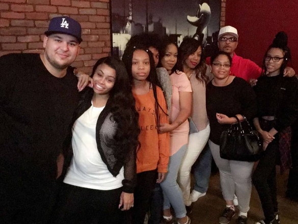Blac Chyna with her extended family.