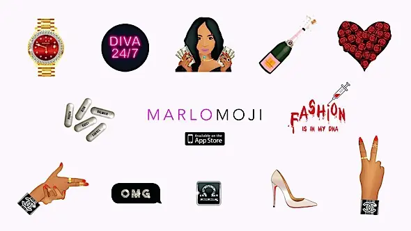 Marlo Hampton Launches "Marlomoji!" Emoji Stickers Marlo Hampton Launches "Marlomoji!" Emoji Stickers