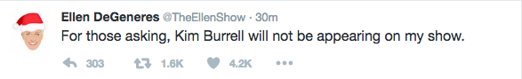Ellen Pulls The Plug On Kim Burrell's Appearance Ellen Pulls The Plug On Kim Burrell's Appearance
