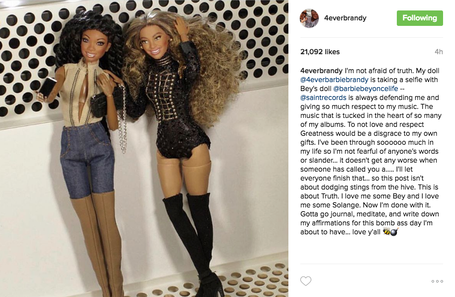 Brandy Denies Disrespecting Beyonce Brandy Denies Disrespecting Beyonce