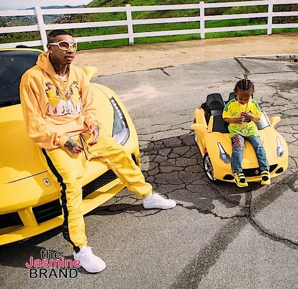 Tyga Says 4-Year-Old Is Spoiled: He likes women, cars & jewelry. Tyga Says 4-Year-Old Is Spoiled: He likes women, cars & jewelry.