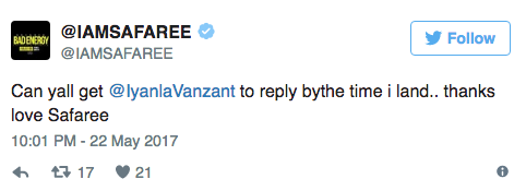 Safaree Samuels To Iyanla Vanzant: Fix my life please. Safaree Samuels To Iyanla Vanzant: Fix my life please.