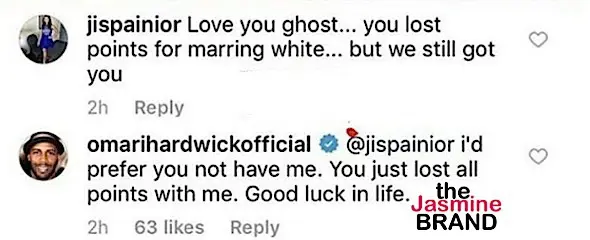 Omari Hardwick Responds To Criticism of White Wife Omari Hardwick Responds To Criticism of White Wife