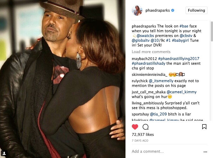 Shemar Moore Says He's Not Dating Phaedra Parks Shemar Moore Says He's Not Dating Phaedra Parks