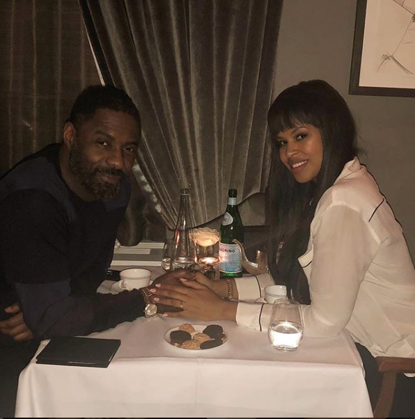 Idris Elba's Fiancee Pens Sweet Message After Proposal Idris Elba's Fiancee Pens Sweet Message After Proposal