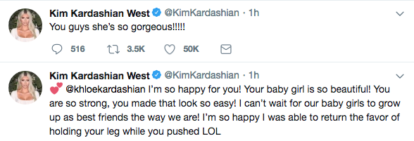 Kim Kardashian- I Held Khloe's Leg & Helped Her Push Kim Kardashian- I Held Khloe's Leg & Helped Her Push