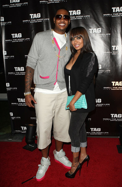 carmelo anthony and lala baby. Carmelo Anthony Defends Lala