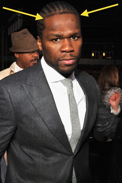 Is That Baby Hair Or An Interesting Line-Up ::: 50 Cent's Hair Cut -  theJasmineBRAND