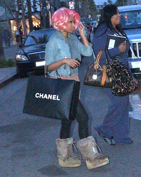 Nicki Minaj's Chanel Bag Habit Is Fit For a Black Barbie