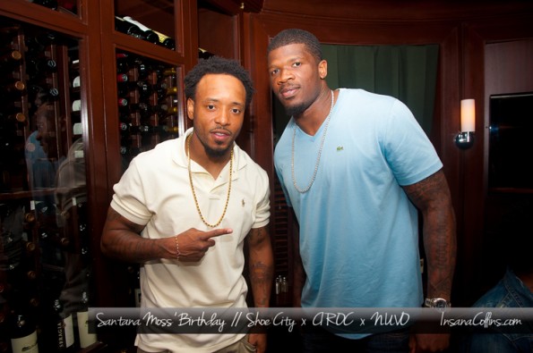 [Photos] NFL’er Santana Moss Celebrates Birthday in Washington, DC