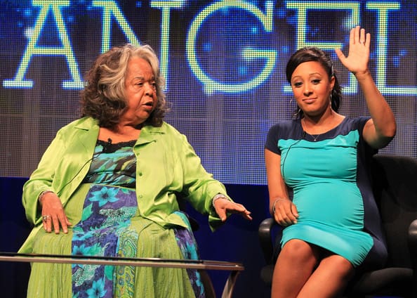 Della Reese_Tamera Mowry-Housley_Christmas Angel_TCA Summer Press Tour_thejasminebrand