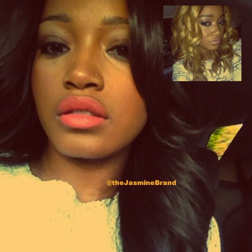 keke palmer with blonde hair