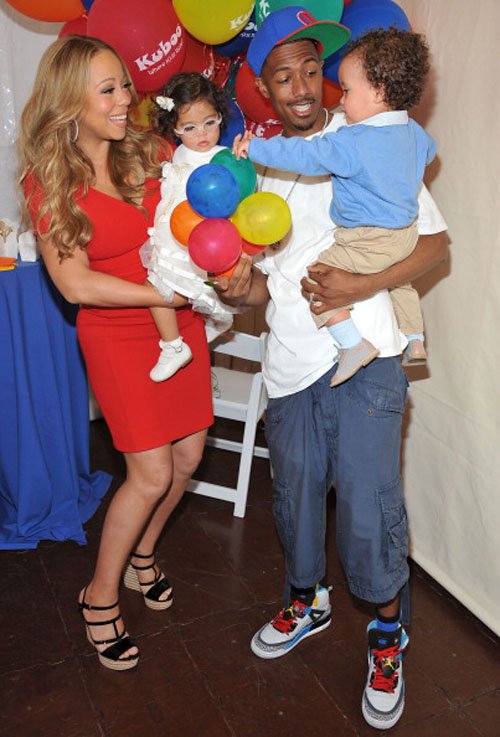 Twins, Carseats & Red HeelsMariah Carey & Nick Cannon Take A Stroll -  theJasmineBRAND