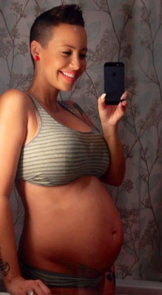 amber rose-28 weeks pregnant-the jasmine brand