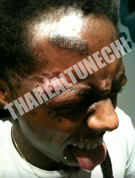 lil-wayne-baked-tattoo-forehead-the jasmine brand