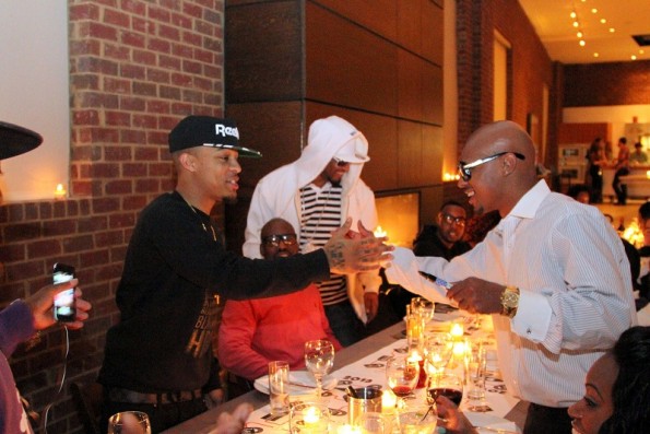 Bow Wow & Chris Kelly meet for first time3-so so def dinner-the jasmine brand
