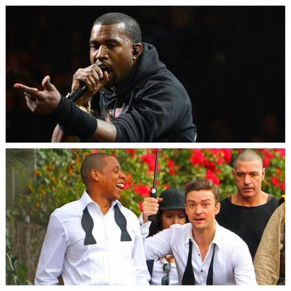 kanye west-disses jay-z-justin timberlake-suit and tie-grammys-the jasmine brand