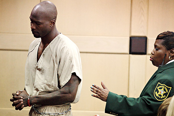 chad ochocinco johnson-released from jail-served 7 days-from 30 days-the jasmine brand