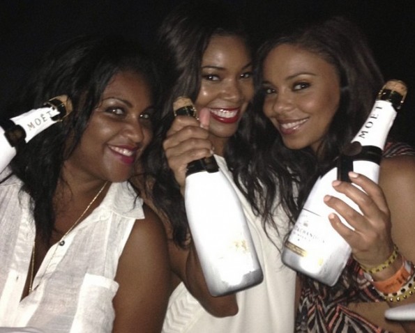 gabrielle union-sanaa lathan-miami championship 2013-afterparty-the jasmine brand