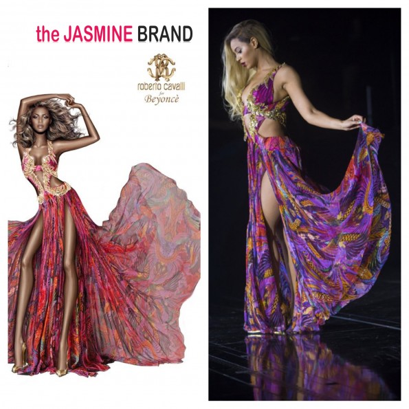 roberto cavalli-defends beyonce gown sketch-the jasmine brand