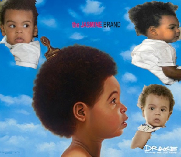 drake-nothing was the same album cover-resembles blue ivy carter-the jasmine brand