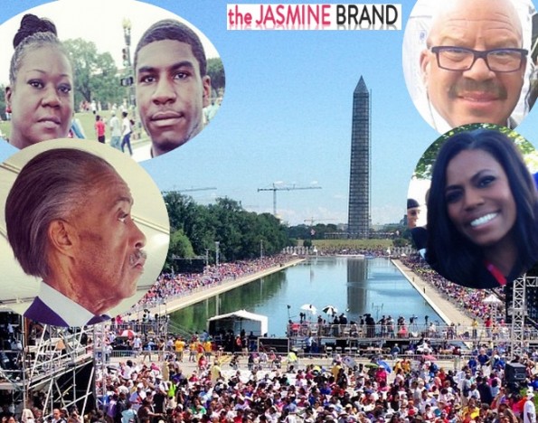 march on washington-50th anniversary-trayvon martin family-the jasmine brand