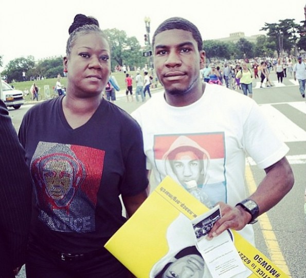 trayvon martins mother-sabrina-march on washington-50th anniversary-the jasmine brand