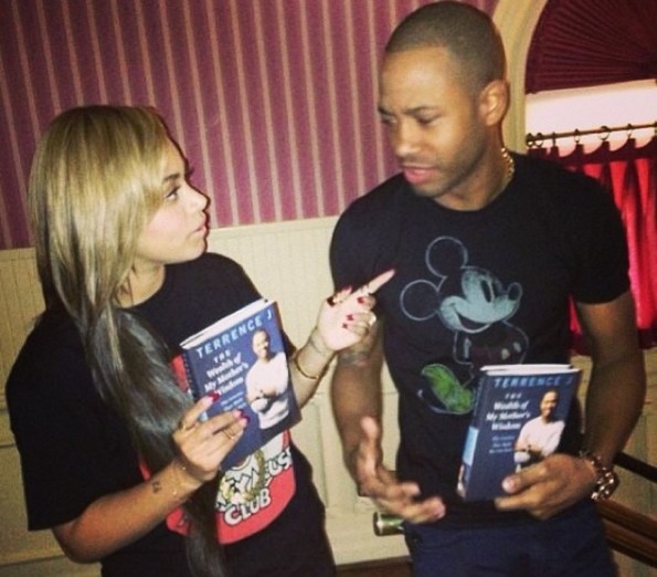 i-terrence j-promotes new book with lauren london-disney land-the jasmine brand