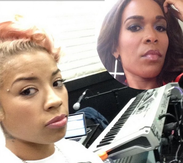 michelle williams-extends olive branch to keyshia cole-the jasmine brand