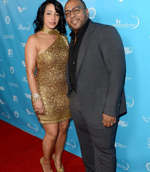 Timbaland & wife Monique (2013)