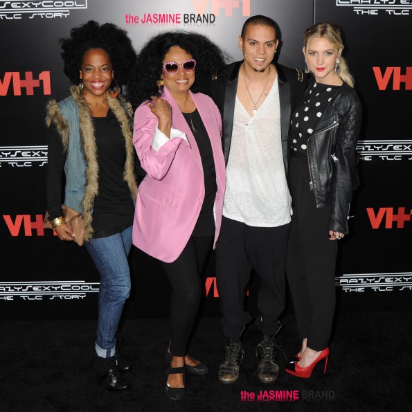 Cast plus TLC members arrive for premiere of "CrazySexyCool: The TLC Story" in NYC