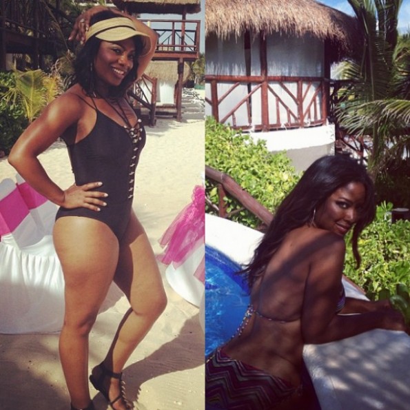 kandi burruss-kenya moore-beach-bikini photos-the jasmine brand